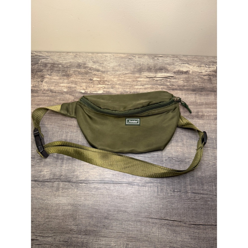 The Foldie Belt Bag Olive Green RFID Safe Foldable Crossbody Waist Pack